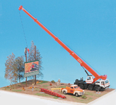 Crane and Billboard